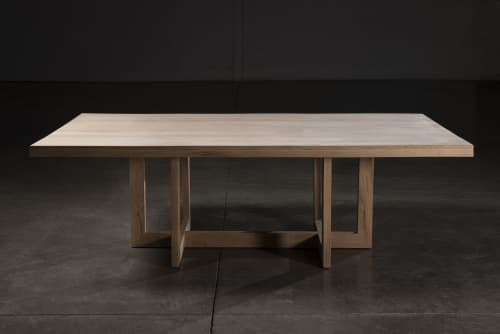 Orb Dining Table | Coffee Table in Tables by Aeterna Furniture. Item composed of oak wood compatible with contemporary style