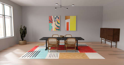 Materia Pyat 1010 | Area Rug in Rugs by Woop Rugs. Item composed of fabric