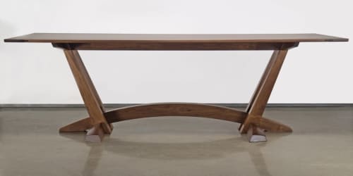 Wise Dining Table | Tables by Eben Blaney Furniture. Item composed of walnut