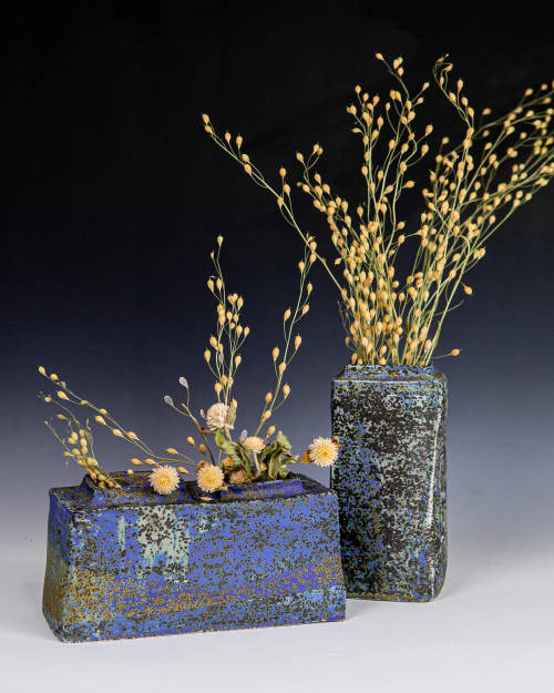 Handbuilt Ceramic Box | Decorative Box in Decorative Objects by Lisa B. Evans Ceramics. Item made of ceramic compatible with minimalism and contemporary style