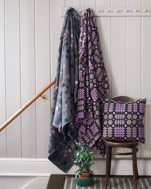 Textiles | Bed Spread in Linens & Bedding by Majeda Clarke | The Arched House in Lyme Regis. Item composed of synthetic