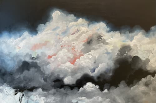Phases | Oil And Acrylic Painting in Paintings by Anthony Perrigo Art. Item composed of canvas in boho or contemporary style