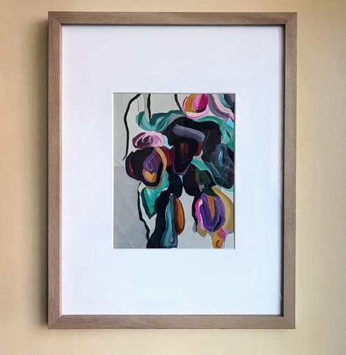 Abstract painting | Prints by Elisa Gomez Art | Wooden Spoon Cafe & Bakery in Denver. Item made of paper