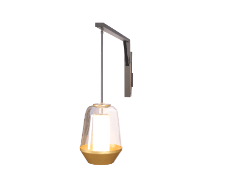 Kiman Wall Sconce | Sconces by Flash by Laspec. Item made of glass