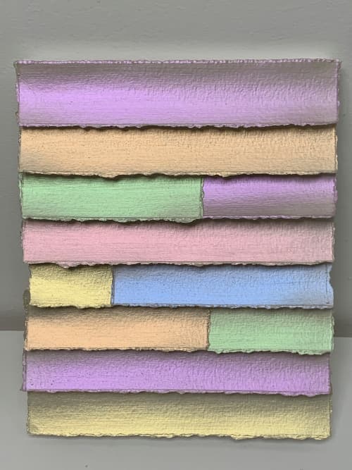 Paper Light 10 | Oil And Acrylic Painting in Paintings by Susan Chorpenning. Item made of paper