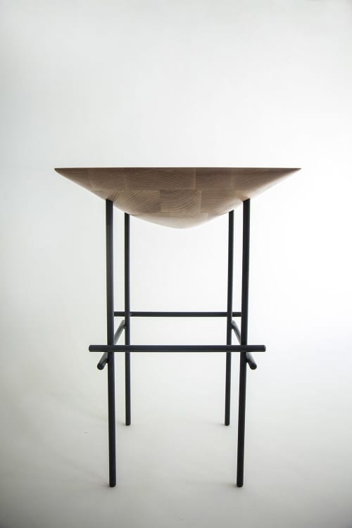 Elle | Side Table in Tables by Nadine Hajjar Studio. Item made of wood with metal works with minimalism & contemporary style