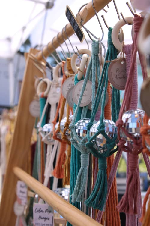 Disco Minis | Ornament in Decorative Objects by Rosie the Wanderer. Item made of cotton