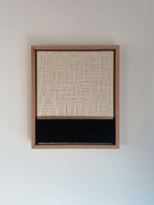 Render 008 - In the Shadows | Tapestry in Wall Hangings by Anita Meades. Item made of oak wood & wool compatible with contemporary and modern style