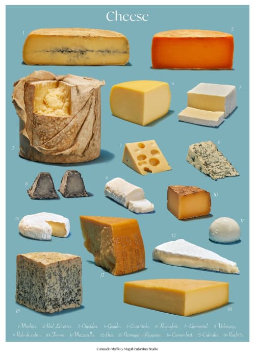 Cheese Poster | Photography by Magali Polverino