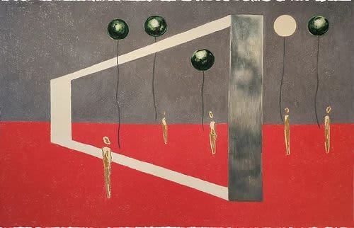 In The Frame Of Reference | Drawings by Elvira Dayel. Item composed of canvas and synthetic