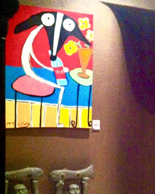 Painting | Oil And Acrylic Painting in Paintings by Lulu Bella Art. Item composed of canvas