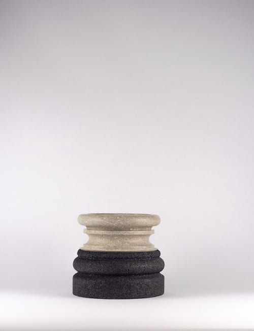 Allabase - composizione C | Holder in Tableware by gumdesign. Item made of marble works with modern style