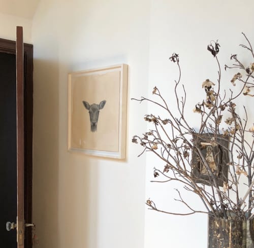 Deer  Drawing | Drawings by Meagan Donegan. Item composed of paper