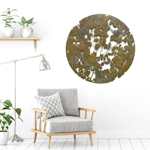 Copper Beech | Wall Sculpture in Wall Hangings by Ian Turnock›. Item composed of brass