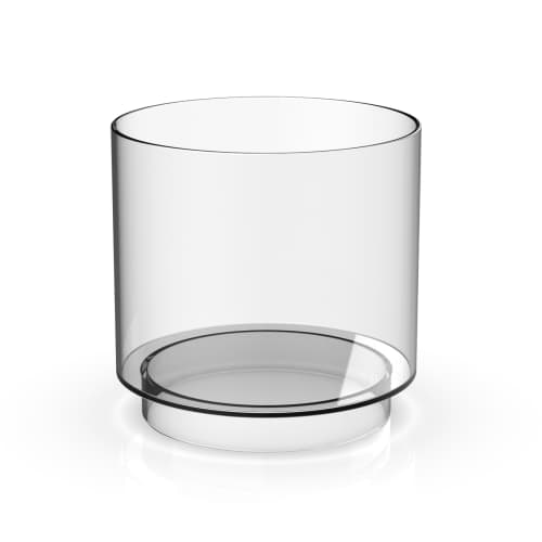 12-Inch Clear Acrylic Floor Planter | Vases & Vessels by Lumaclare