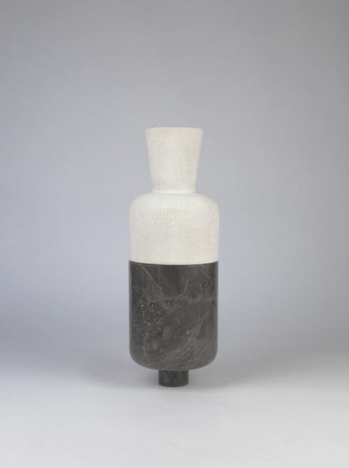Incontri Fondativi - 6 | Vessels & Containers by gumdesign. Item composed of marble in contemporary style
