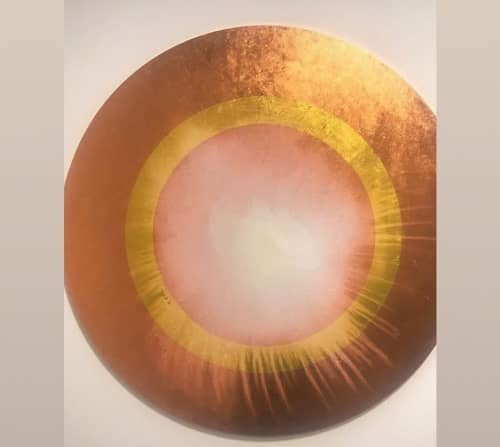 Mirror | Oil And Acrylic Painting in Paintings by Karen Fitzgerald / FitzgeraldArt | Vocal Workout Singing School in New York. Item composed of copper & synthetic