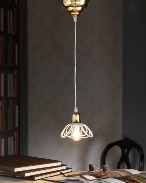 id013 | Pendants by Gallo. Item composed of metal and glass