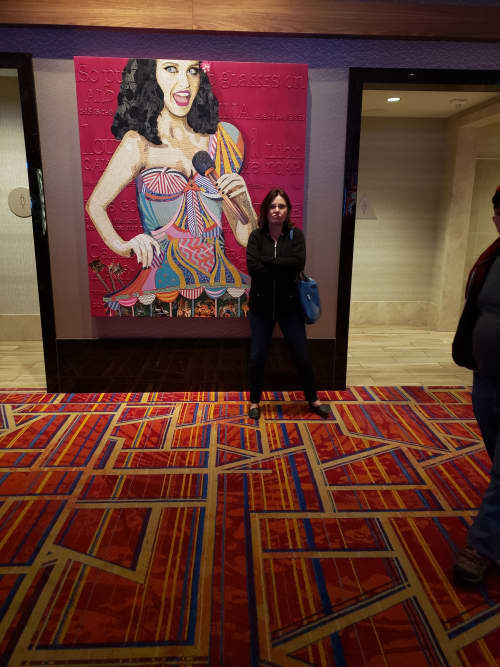 Katy | Mixed Media by Kerri Warner | Hard Rock Hotel and Casino Sacramento in Wheatland. Item made of wood
