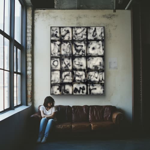 Contemporary Minimalist Abstract Art | Oil And Acrylic Painting in Paintings by Michael O'Guinn. Item composed of canvas in contemporary or industrial style