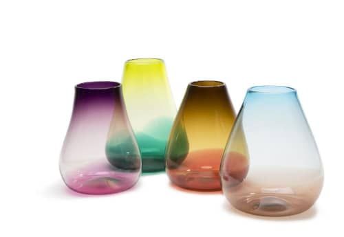 Dégradé Vases | Vases & Vessels by Esque Studio. Item composed of glass