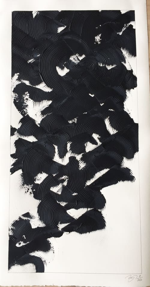 Naja Utzon Popov | Oil And Acrylic Painting in Paintings by Naja Utzon Popov. Item composed of paper & synthetic