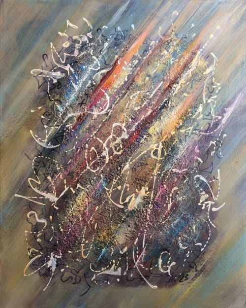 Symphony 2 Unleashed Passion | Oil And Acrylic Painting in Paintings by Lena Kolambet. Item made of canvas compatible with contemporary style