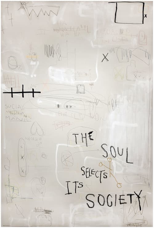 Soul Selector | Oil And Acrylic Painting in Paintings by Patrick Skals Art. Item composed of canvas in contemporary style