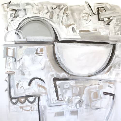 'MONMARTE' | Oil And Acrylic Painting in Paintings by Linnea Heide contemporary fine art