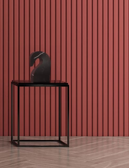 "Metis" Horse sculpture in Black Marquina marble | Sculptures by Carcino Design. Item made of marble compatible with minimalism and contemporary style