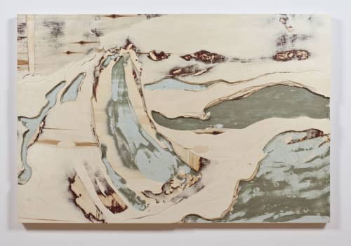 Le temple des marées | Wall Sculpture in Wall Hangings by Yechel Gagnon | Philadelphia in Philadelphia. Item made of wood with synthetic