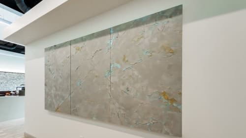 KMG Commission | Mixed Media by Shawn Camp | KMG in Fort Worth. Item composed of canvas