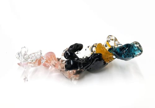 Crescent Cane | Sculptures by Donny Nie. Item composed of glass