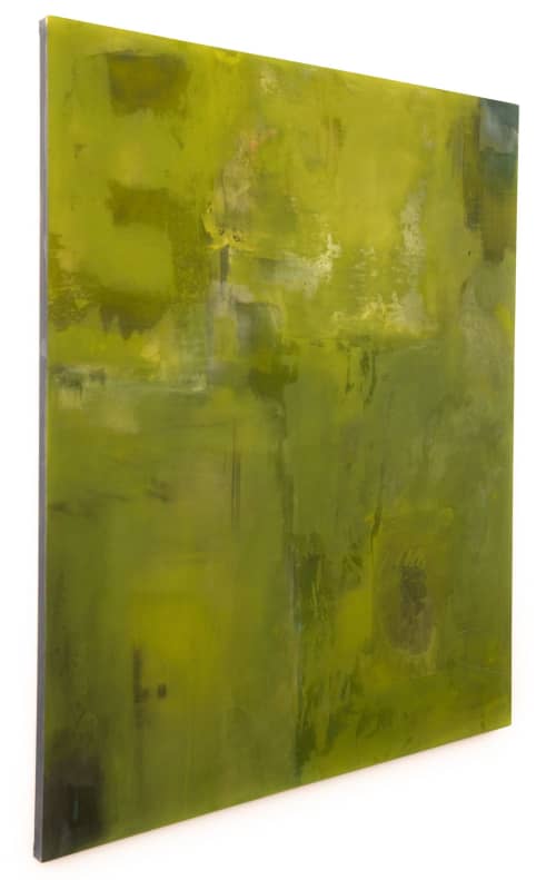 Tranquility | Mixed Media in Paintings by El Løvaas. Item composed of canvas in minimalism or contemporary style