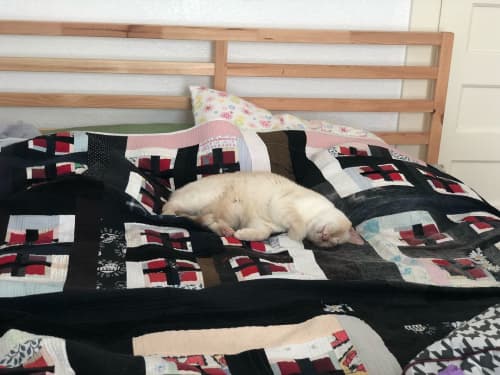 Geometric Quilt | Bed Spread in Linens & Bedding by Luke Haynes. Item made of cotton