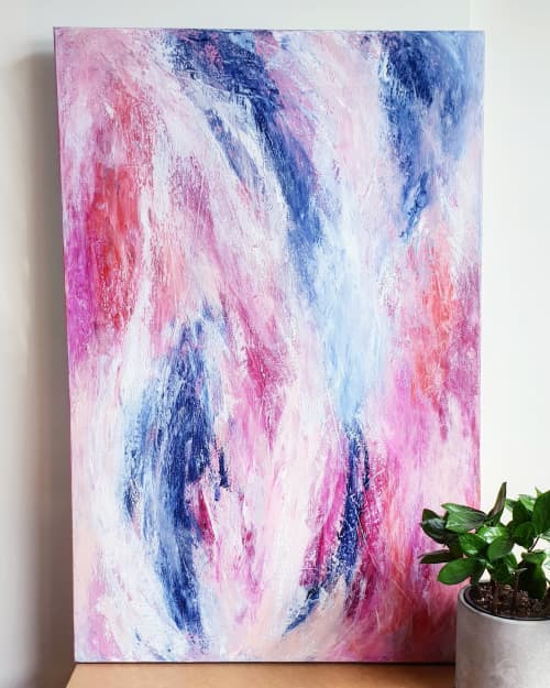 ‘Autumn Dance’ Painting | Oil And Acrylic Painting in Paintings by Jacinta Payne