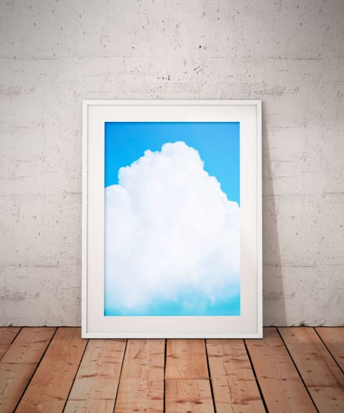 Blue Clouds III | Limited Edition Print | Photography by Tal Paz-Fridman | Limited Edition Photography. Item composed of paper in minimalism or contemporary style
