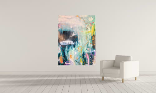 Art Hotel in Detroit | Oil And Acrylic Painting in Paintings by Bea Schubert. Item made of canvas