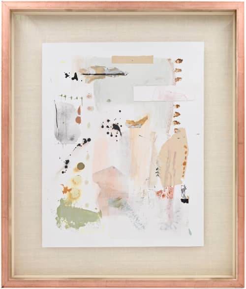 Remnants VI | Mixed Media in Paintings by El Løvaas. Item composed of canvas in minimalism style