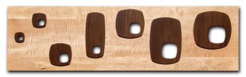 Astro Lobos | Wall Sculpture in Wall Hangings by Cline Originals. Item composed of walnut compatible with mid century modern and contemporary style
