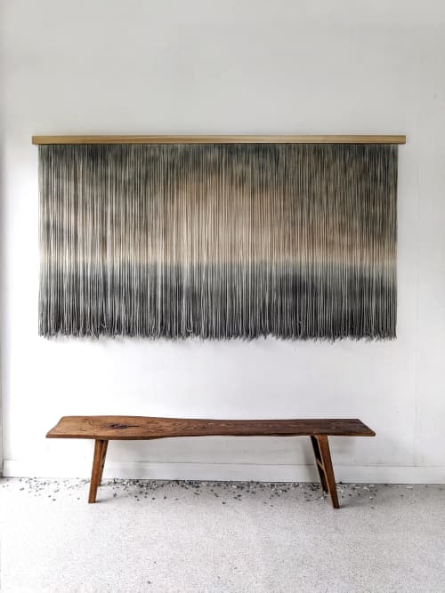 Into the Light | Tapestry in Wall Hangings by Kat | Home Studio. Item made of wood & fiber compatible with coastal style