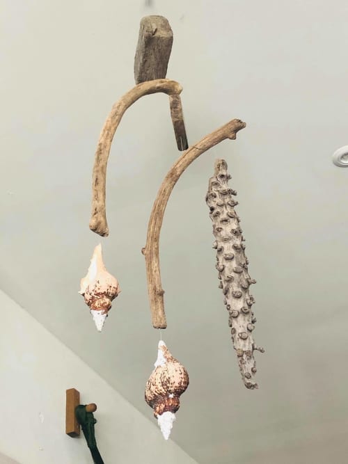 Sailing (Air Sculpture) | Sculptures by Jane Maroni Organic Design | Hana Waxman Design in Punta de Mita. Item composed of wood