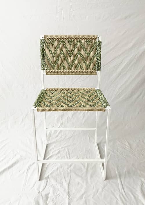 The Badlands Chair | Dining Chair in Chairs by Becca Van K. Item composed of steel and fiber in contemporary or eclectic & maximalism style