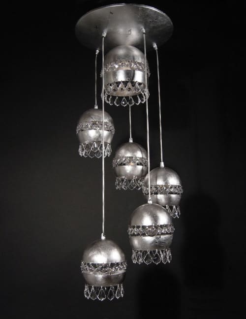 "Pharaoh" | Chandeliers by F+M FOS - Anna Maria Fragiskos Bitros. Item composed of copper