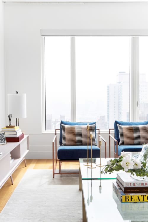 White Credenza | Furniture by Blu Dot | Private Residence, Manhattan in New York