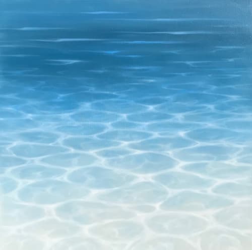 Tides | Oil And Acrylic Painting in Paintings by Laura Browning. Item composed of canvas compatible with contemporary and coastal style