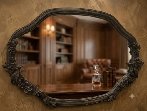 The Artisan Flora & Fauna Mirror | Decorative Objects by Famous Art Group Of Industries