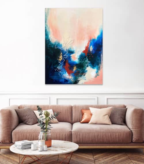 Botanical Visions - Part B | Mixed Media by Alyson Storms | Seattle in Seattle. Item composed of canvas & synthetic