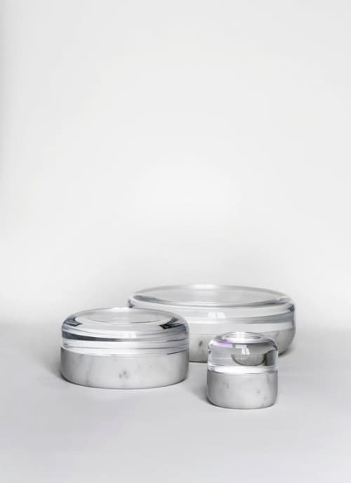 Disgelo collection | Decorative Box in Decorative Objects by gumdesign. Item composed of marble & synthetic compatible with contemporary style