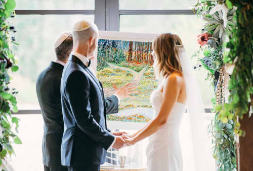 Ketubah (illustrated marriage contract) | Prints by Judith Joseph. Item composed of paper